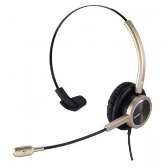 WELL Mairdi MRD-809G, slušalice za jedno uho, zlatne