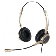 WELL Mairdi MRD-809DG, slušalice za dva uha, zlatne