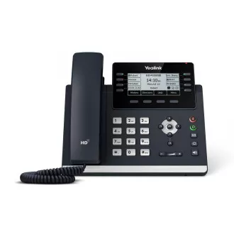 Yealink SIP-T43U SIP telefon, PoE, 3.7" 360x160 LCD, 21 prog.tl., 2xUSB, GigE Yealink SIP-T43U SIP telefon, PoE, 3.7" 360x160 LCD, 21 prog.tl., 2xUSB, GigE