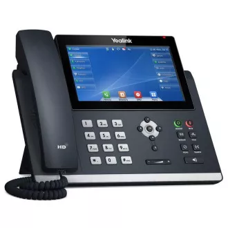Yealink SIP-T48U SIP telefon, PoE, 7" 800x480 LCD, 29 prog.tl., 2xUSB, GigE Yealink SIP-T48U SIP telefon, PoE, 7" 800x480 LCD, 29 prog.tl., 2xUSB, GigE
