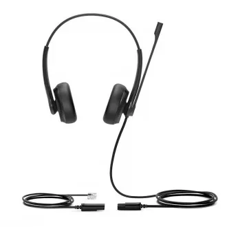 Yealink YHS34 Dual slušalice za oba uha s QD-RJ9 konektorima Yealink YHS34 Dual slušalice za oba uha s QD-RJ9 konektorima