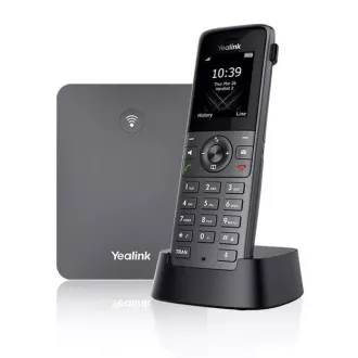 Yealink W73P, IP DECT baza + slušalica, PoE, 1,8" zaslon u boji, do 10 slušalica