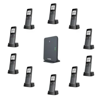 Yealink W71P DECT bazna stanica i slušalica, 1,8" crno-bijeli zaslon, do 10 slušalica Yealink W71P DECT bazna stanica i slušalica, 1,8" crno-bijeli zaslon, do 10 slušalica