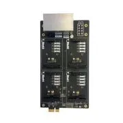 Yeastar EX08 kartica, 8 portova, 4 utora za S2, O2, SO, BRI, GSM
