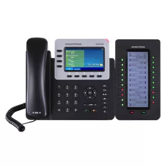 Grandstream GXP2140, 4,3" TFT trakasti zaslon, 4 SIP računa, 4 programska priključka, BT, dvostruki Gbit port, PoE Grandstream GXP2140, 4,3" TFT trakasti zaslon, 4 SIP računa, 4 programska priključka, BT, dvostruki Gbit port, PoE