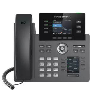 Grandstream GRP2614, 2.8" TFT trakasti zaslon, 4 SIP računa, 8 programskih ključeva, 40 virtualnih BLF ključeva, BT, dual Gbit