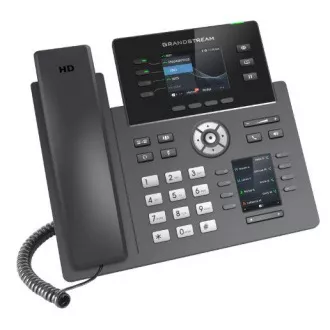 Grandstream GRP2614, 2.8" TFT trakasti zaslon, 4 SIP računa, 8 programskih ključeva, 40 virtualnih BLF ključeva, BT, dual Gbit