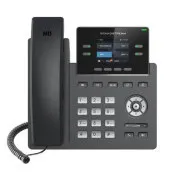 Grandstream GRP2612, 2.4" TFT trakasti zaslon, 2 SIP računa, 4 programska terminala, 16 BLF terminala, dvostruki port 10/100 Mb