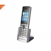 Grandstream DP730 IP telefon, 2,4" trakasti zaslon, 2SIP račun, video, BT, Micro USB, HAC, Pritisni za razgovor