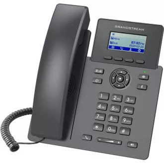 Grandstream GRP2601P SIP telefon, 2.21" LCD zaslon, 2 SIP računa, 100Mbit port, PoE