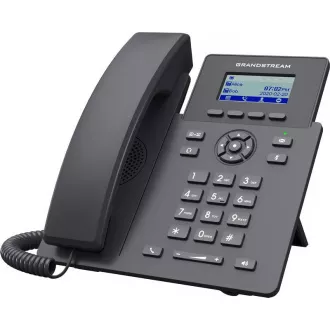 Grandstream GRP2601P SIP telefon, 2.21" LCD zaslon, 2 SIP računa, 100Mbit port, PoE