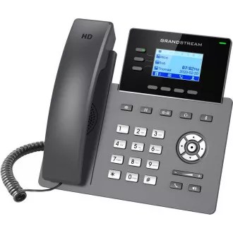 Grandstream GRP2603P SIP telefon, 2,48" LCD zaslon s pozadinskim osvjetljenjem, 6 SIP računa, 2x1Gbit port, PoE
