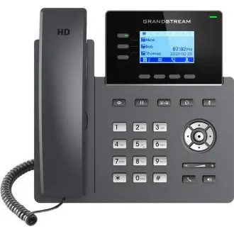Grandstream GRP2603P SIP telefon, 2,48" LCD zaslon s pozadinskim osvjetljenjem, 6 SIP računa, 2x1Gbit port, PoE Grandstream GRP2603P SIP telefon, 2,48" LCD zaslon s pozadinskim osvjetljenjem, 6 SIP računa, 2x1Gbit port, PoE
