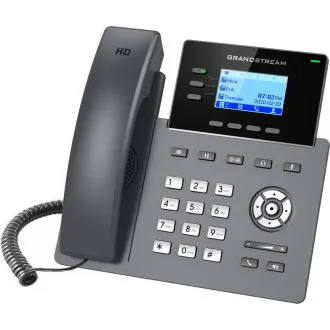 Grandstream GRP2603P SIP telefon, 2,48" LCD zaslon s pozadinskim osvjetljenjem, 6 SIP računa, 2x1Gbit port, PoE Grandstream GRP2603P SIP telefon, 2,48" LCD zaslon s pozadinskim osvjetljenjem, 6 SIP računa, 2x1Gbit port, PoE