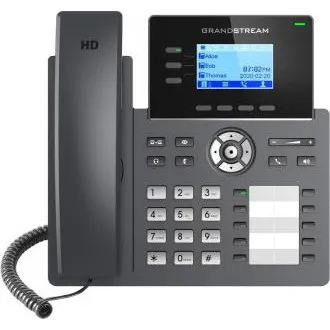 Grandstream GRP2604P SIP telefon, 2,48" LCD zaslon s pozadinskim osvjetljenjem, 6 SIP računa, 10BLF priključka, 2x1Gbit porta, PoE Grandstream GRP2604P SIP telefon, 2,48" LCD zaslon s pozadinskim osvjetljenjem, 6 SIP računa, 10BLF priključka, 2x1Gbit porta, PoE