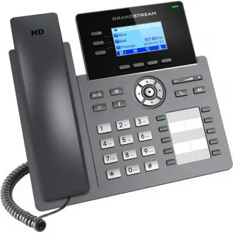 Grandstream GRP2604P SIP telefon, 2,48" LCD zaslon s pozadinskim osvjetljenjem, 6 SIP računa, 10BLF priključka, 2x1Gbit porta, PoE Grandstream GRP2604P SIP telefon, 2,48" LCD zaslon s pozadinskim osvjetljenjem, 6 SIP računa, 10BLF priključka, 2x1Gbit porta, PoE