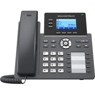 Grandstream GRP2604P SIP telefon, 2,48" LCD zaslon s pozadinskim osvjetljenjem, 6 SIP računa, 10BLF priključka, 2x1Gbit porta, PoE Grandstream GRP2604P SIP telefon, 2,48" LCD zaslon s pozadinskim osvjetljenjem, 6 SIP računa, 10BLF priključka, 2x1Gbit porta, PoE