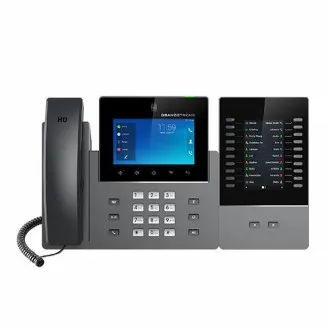 Grandstream GXV3450 SIP video telefon, 5" IPS bar-dot zaslon, 16 SIP računa, Android11, WiFi, BT, PoE+ Grandstream GXV3450 SIP video telefon, 5" IPS bar-dot zaslon, 16 SIP računa, Android11, WiFi, BT, PoE+
