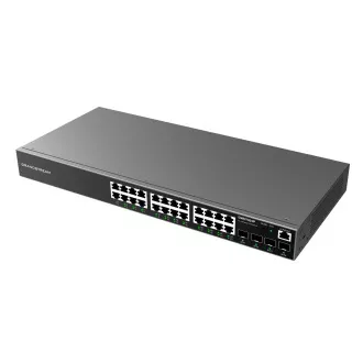 Grandstream GWN7803P L2+ Upravljani mrežni PoE preklopnik 24x 1Gb RJ45, 4x SFP, DHCP, QoS, VLAN