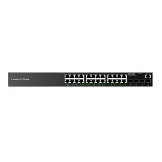 Grandstream GWN7803P L2+ Upravljani mrežni PoE preklopnik 24x 1Gb RJ45, 4x SFP, DHCP, QoS, VLAN Grandstream GWN7803P L2+ Upravljani mrežni PoE preklopnik 24x 1Gb RJ45, 4x SFP, DHCP, QoS, VLAN