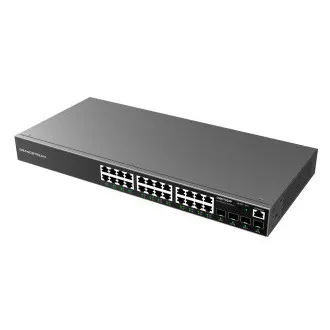 Grandstream GWN7803P L2+ Upravljani mrežni PoE preklopnik 24x 1Gb RJ45, 4x SFP, DHCP, QoS, VLAN Grandstream GWN7803P L2+ Upravljani mrežni PoE preklopnik 24x 1Gb RJ45, 4x SFP, DHCP, QoS, VLAN