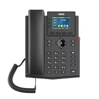Fanvil X303G SIP telefon, 2,4" trakasti zaslon, 4SIP, dual Gbit, PoE Fanvil X303G SIP telefon, 2,4" trakasti zaslon, 4SIP, dual Gbit, PoE