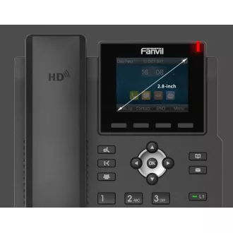 Fanvil X3SG SIP telefon, 2,8" trakasti zaslon, 4SIP, dual Gbit, PoE Fanvil X3SG SIP telefon, 2,8" trakasti zaslon, 4SIP, dual Gbit, PoE