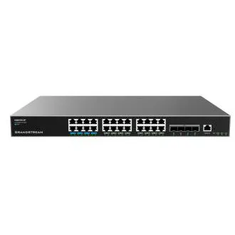 Grandstream GWN7813P Upravljani mrežni PoE preklopnik 3. sloja, 24 porta / 4 SFP+, VLAN, DHCP, slaganje Grandstream GWN7813P Upravljani mrežni PoE preklopnik 3. sloja, 24 porta / 4 SFP+, VLAN, DHCP, slaganje