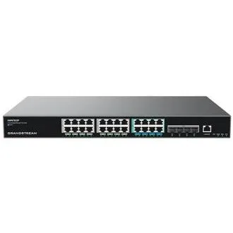 Grandstream GWN7822P upravljani mrežni preklopnik L3, 16 x 1G, 8 x 2.5G, SFP+, PoE, VLAN, IGMP, MLD, MVR