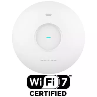 Grandstream GWN7670 pristupna točka, Wi-Fi 7, 802.11be, 2x2:2 MIMO s MLO, 4KQAM, MRU, 2x 2.5G Ethernet WAN/LAN