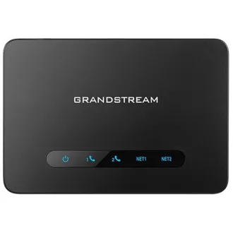 Grandstream HT812 (ATA), 2x FXS, 2 SIP računa, 1x Gbit LAN, NAT ruter, 3-smjerna konfiguracija, automatsko opskrbljivanje.
