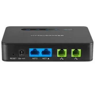 Grandstream HT812 (ATA), 2x FXS, 2 SIP računa, 1x Gbit LAN, NAT ruter, 3-smjerna konfiguracija, automatsko opskrbljivanje. Grandstream HT812 (ATA), 2x FXS, 2 SIP računa, 1x Gbit LAN, NAT ruter, 3-smjerna konfiguracija, automatsko opskrbljivanje.