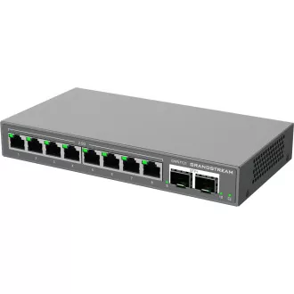 Grandstream GWN7721 L2 Lite upravljani preklopnik, 8x 2.5GbE RJ45, 2x 10G SFP+