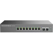 Grandstream GWN7721P L2 Lite upravljani preklopnik, 8x 2.5GbE RJ45, 2x 10G SFP+, PoE/PoE+