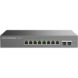 Grandstream GWN7721P L2 Lite upravljani preklopnik, 8x 2.5GbE RJ45, 2x 10G SFP+, PoE/PoE+ Grandstream GWN7721P L2 Lite upravljani preklopnik, 8x 2.5GbE RJ45, 2x 10G SFP+, PoE/PoE+