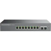 Grandstream GWN7721P L2 Lite upravljani preklopnik, 8x 2.5GbE RJ45, 2x 10G SFP+, PoE/PoE+