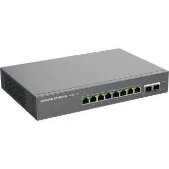 Grandstream GWN7721P L2 Lite upravljani preklopnik, 8x 2.5GbE RJ45, 2x 10G SFP+, PoE/PoE+