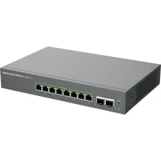 Grandstream GWN7721P L2 Lite upravljani preklopnik, 8x 2.5GbE RJ45, 2x 10G SFP+, PoE/PoE+