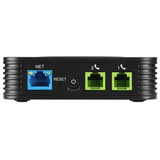Grandstream HT802 V2 (ATA), 2x FXS, 2 SIP računa, 1x LAN, 3-smjerna konf., automatsko opskrbljivanje