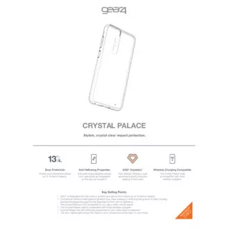 ZAGG GEAR4 D3O Crystal Palace maskica za Samsung S21 FE prozirna