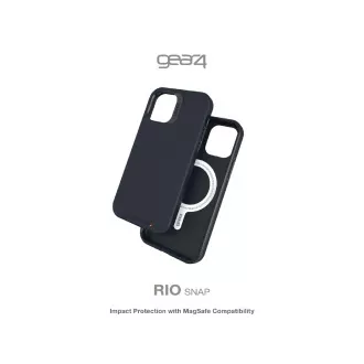 ZAGG GEAR4 D3O Rio Snap maskica za iPhone 12 mini crna