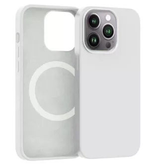 ER POWER CARNEVAL SNAP silikonska maskica za iPhone 14 Pro s MagSafeom - bijela