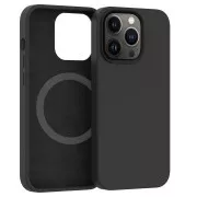 ER POWER CARNEVAL SNAP silikonska maskica za iPhone 14 Pro s MagSafeom - crna