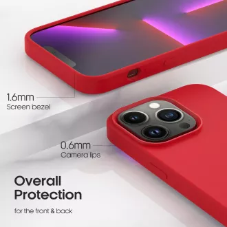 ER POWER CARNEVAL SNAP silikonska maskica za iPhone 12 mini s MagSafeom - crvena