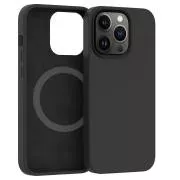 ER POWER CARNEVAL SNAP silikonska maskica za iPhone 13 Pro Max s MagSafe-om - crna