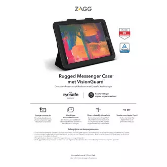 ZAGG Rugged Messenger tipkovnica Cover UK + VG IPad 9.7 ZAGG Rugged Messenger tipkovnica Cover UK + VG IPad 9.7