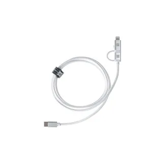 ER POWER Dvostruki kabel USB-C C/L Mfi 200 cm bijeli