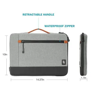 Seine Scene torba za laptop Seine Scene Dijon Sleeve 13.6" - siva