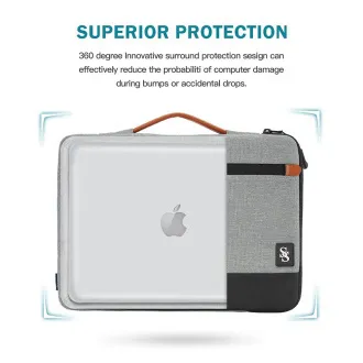 Seine Scene torba za laptop Seine Scene Dijon Sleeve 13.6" - siva