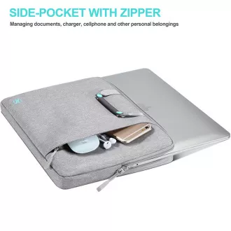 Seine Scene torba za laptop Seine Scene Nantes s rukavom 16" - siva